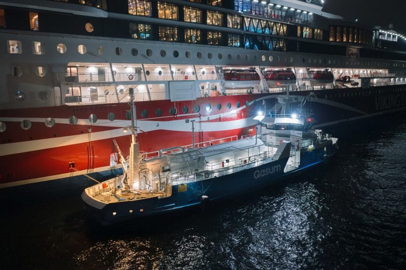 viking line bunkering gasum