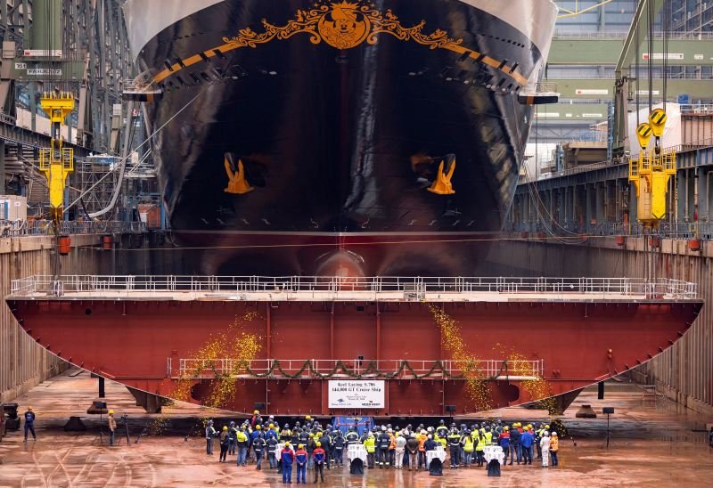Meyer Werft on Disney Cruise ship Keel