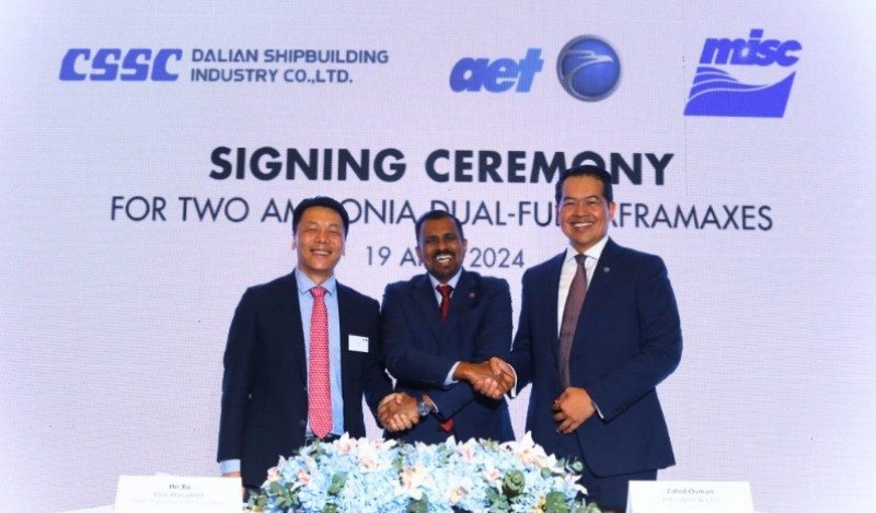 AET Tankers World First Ammonia Aframaxes