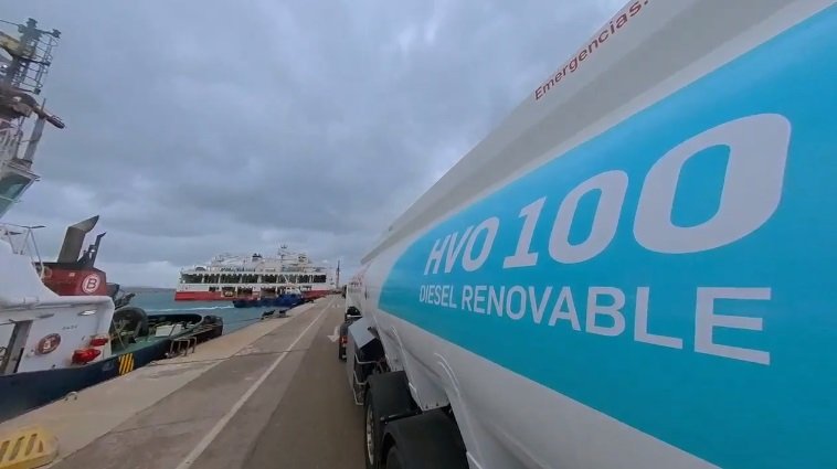 Glander and Cepsa b100 biofuel bunker