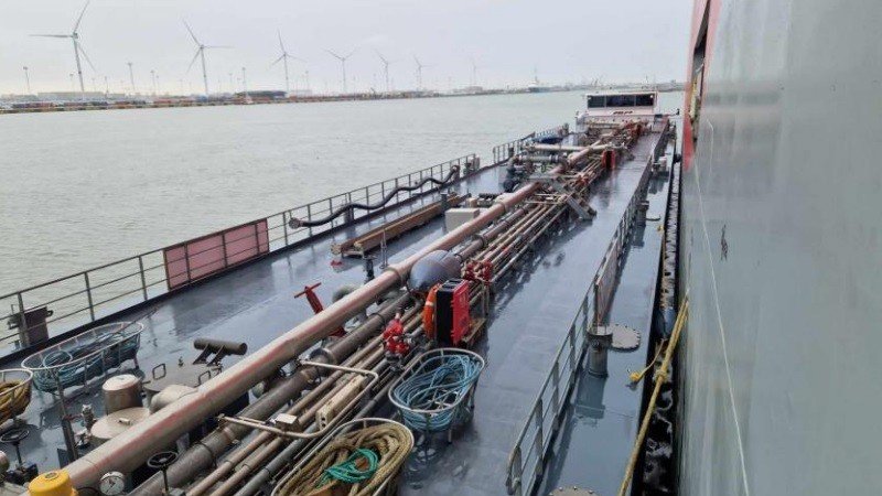 K Line First B100 Biofuel Bunkering