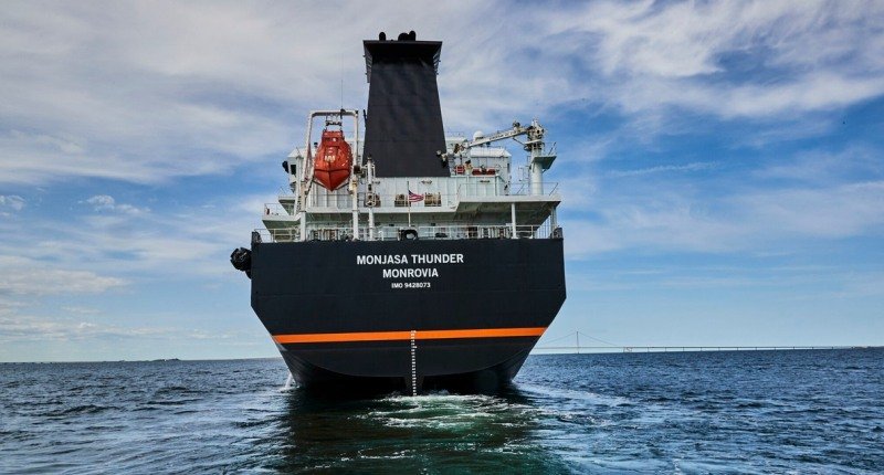 Monjasa Thunder tanker in Panama