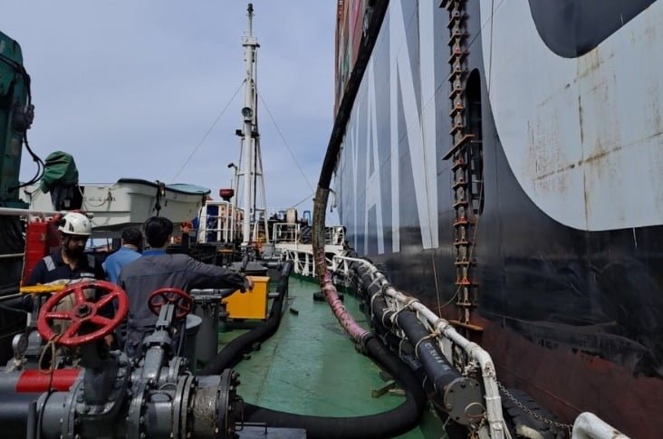 Yang Ming Biofuel Bunkering Pusan Port