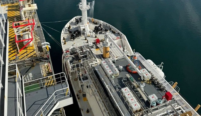 Seaspan Energy 1st STS LNG Bunkering