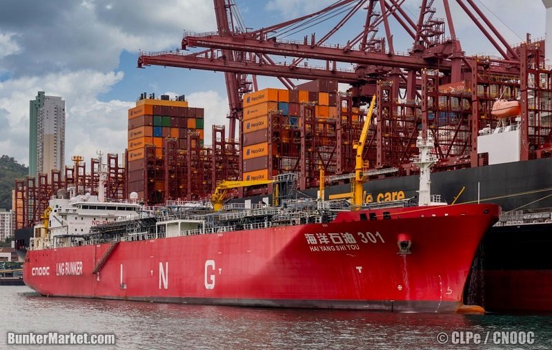 CLPe and CNOOC First SIMOPS LNG Bunkering