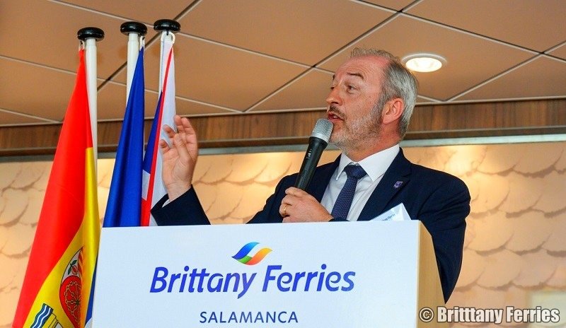 CEO Christophe Mathieu Brittany Ferries