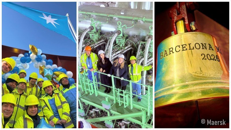Maersk Barcelona Naming Ceremony Ulsan