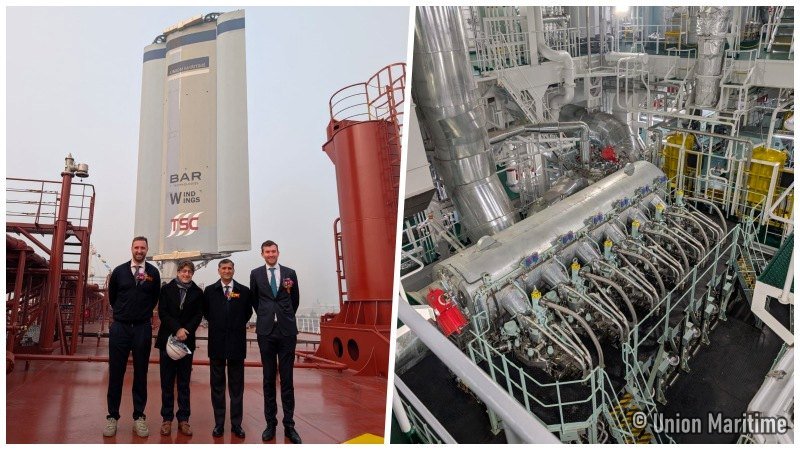 Union Maritime Delivery MT SPA Tanker AeroLNG